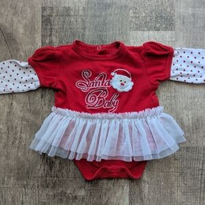 Baby Girl "Santa Baby" Bodysuit